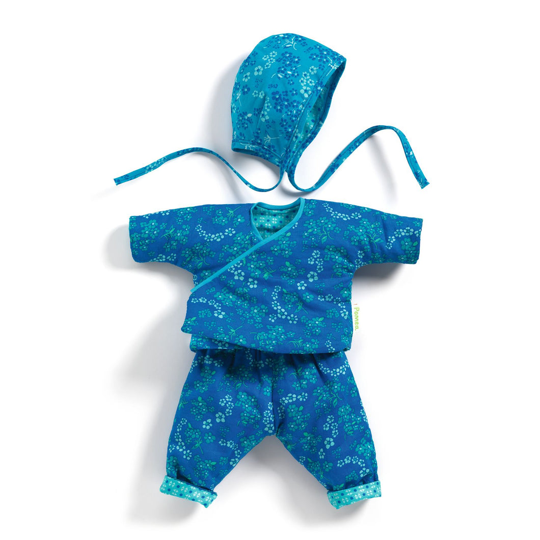 Djeco Pomea x Petit Pan kledingset pop 30-34 cm Mikado - DJ07753