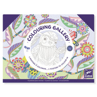 Djeco Colouring Gallery posters om in te kleuren - Vogels - DJ08691