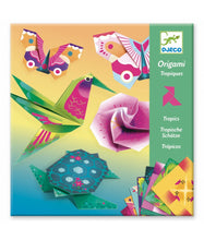 Afbeelding in Gallery-weergave laden, Elise 💝 Djeco origami knutselset Tropics, tropische dieren en bloemen - DJ08754
