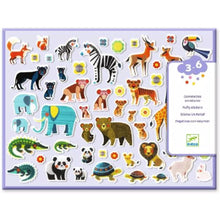 Afbeelding in Gallery-weergave laden, Djeco puffy stickers Mama en haar kleintjes - DJ09081
