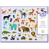 Djeco puffy stickers Mama en haar kleintjes - DJ09081