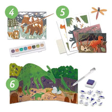 Afbeelding in Gallery-weergave laden, Djeco creatieve set de wereld van de Dinosaurus - DJ09331
