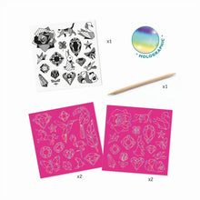 Afbeelding in Gallery-weergave laden, Djeco krasstickers Diamond - DJ09736
