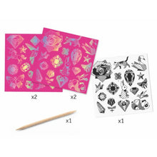 Afbeelding in Gallery-weergave laden, Djeco krasstickers Diamond - DJ09736
