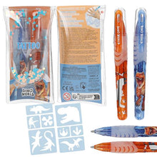Afbeelding in Gallery-weergave laden, Depesche Dino World tattoo glitter gelpennen - 13657
