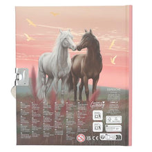 Afbeelding in Gallery-weergave laden, Depesche Miss Melody dagboek met stickers, motief 2 Miss Melody dagboek met stickers - 13889
