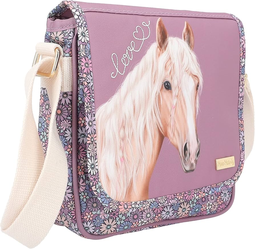 Depesche Miss Melody schoudertas FLOWERFIELD paarden - 12314