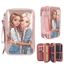 Afbeelding in Gallery-weergave laden, Depesche TOPModel 3-vaks etui DOTS - 14007
