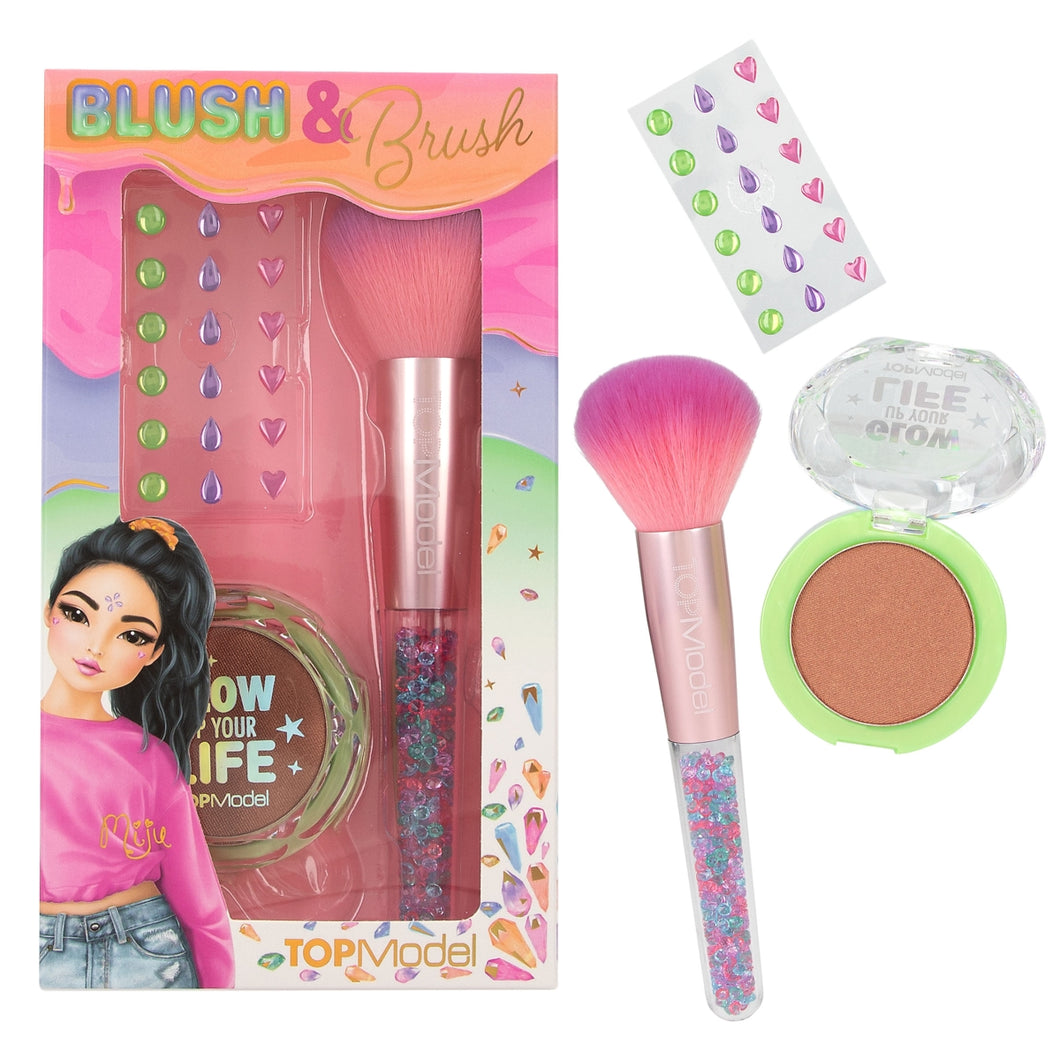 Depesche Topmodel Beauty - Blush & Brush, rouge en kwast - 12750