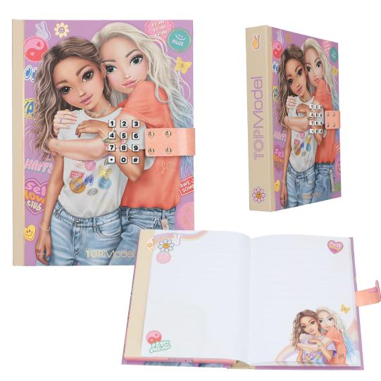 Depesche Topmodel dagboek met slot, met geluid Girl Power - 13621