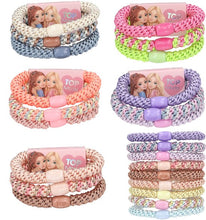 Afbeelding in Gallery-weergave laden, Depesche Topmodel haarelastieken / armband set  stuks - 14081
