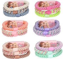 Afbeelding in Gallery-weergave laden, Depesche Topmodel haarelastieken / armband set  stuks - 14081
