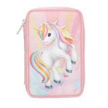 Afbeelding in Gallery-weergave laden, Depesche Ylvi 2-vaks etui eenhoorn SUGAR POP - 14034

