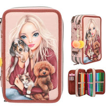 Afbeelding in Gallery-weergave laden, Depesche TOPModel 3-vaks etui FUR EVER FRIENDS - 13673
