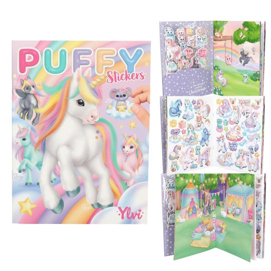 Depesche unicorn Ylvi Puffy stickerboek - 13353