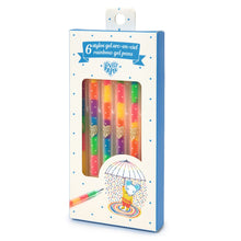 Afbeelding in Gallery-weergave laden, Djeco 6 rainbow gel pens - DD03787
