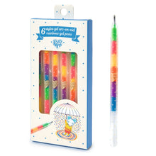Afbeelding in Gallery-weergave laden, Djeco 6 rainbow gel pens - DD03787
