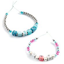 Afbeelding in Gallery-weergave laden, Djeco Alfabet kralen, Zilver - DJ00030
