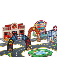 Afbeelding in Gallery-weergave laden, Djeco Crazy Motors Puzzle’Up Stad - DJ05499
