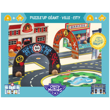 Afbeelding in Gallery-weergave laden, Djeco Crazy Motors Puzzle’Up Stad - DJ05499
