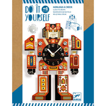 Afbeelding in Gallery-weergave laden, Djeco Do it yourself - knutselset Robotime klok - DJ07984
