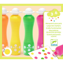 Afbeelding in Gallery-weergave laden, Djeco Grote puntmarkeringen / schuimmarkers Neon - DJ09059

