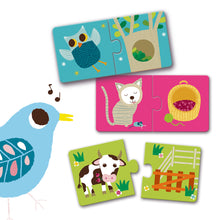 Afbeelding in Gallery-weergave laden, Djeco duo puzzel Habitat, wie woont waar - DJ08164
