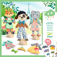 Djeco aankleedfiguren Bonjour Paris - DJ09849