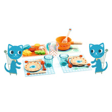 Afbeelding in Gallery-weergave laden, Djeco maaltijd speelset aan tafel katjes - DJ06547
