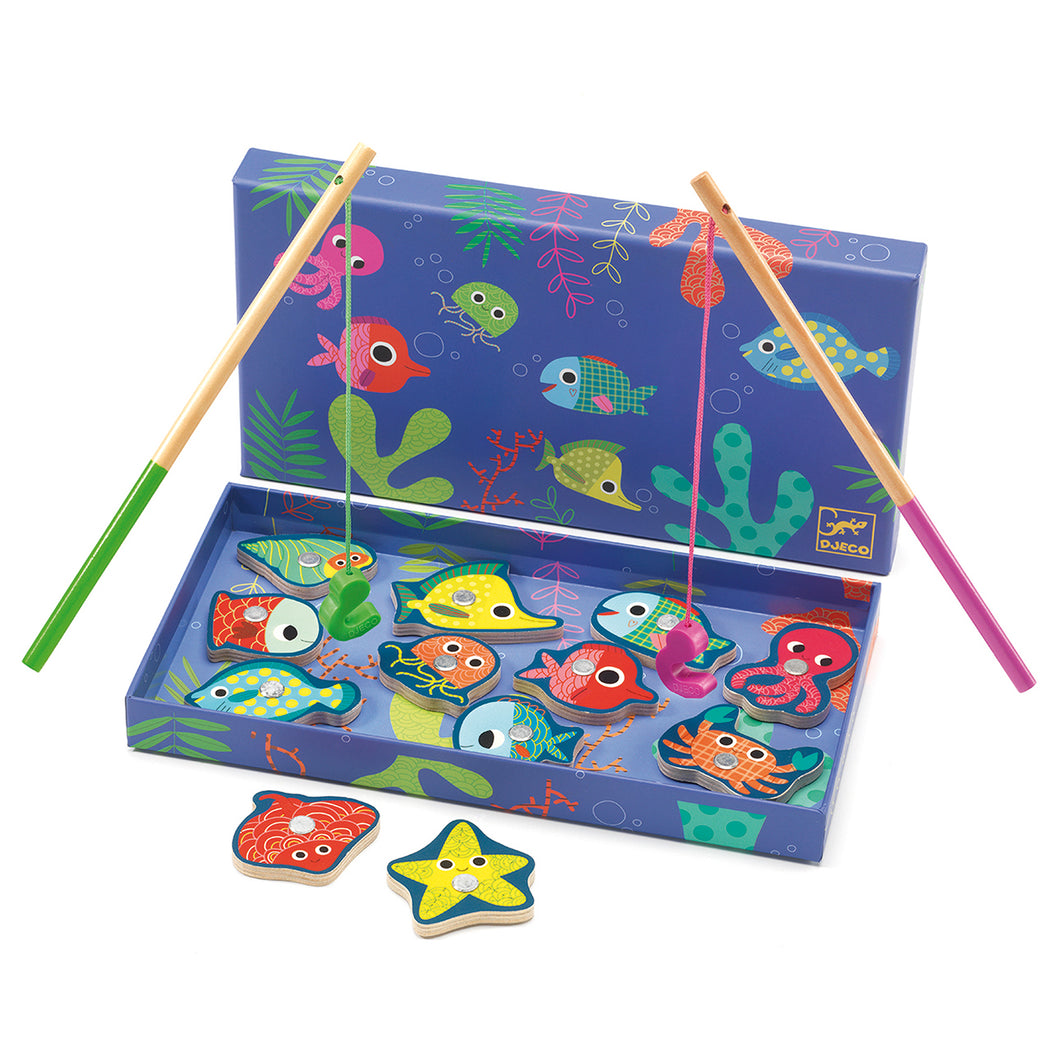 Djeco houten magnetisch visspel Colour - DJ01653