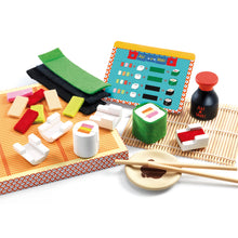 Afbeelding in Gallery-weergave laden, Djeco houten sushi menu set Aki &amp; Maki - DJ06537
