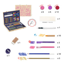 Afbeelding in Gallery-weergave laden, Djeco kleurkoffer Sparkling box of colours - DJ09797
