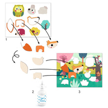 Afbeelding in Gallery-weergave laden, Djeco knutselset collages voor de kleintjes - Mijn eerste collages - DJ09874
