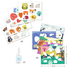 Afbeelding in Gallery-weergave laden, Djeco knutselset collages voor de kleintjes - Mijn eerste collages - DJ09874

