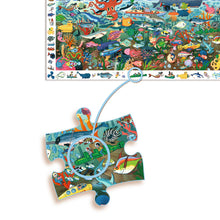 Afbeelding in Gallery-weergave laden, Djeco puzzel 200 stukjes - De geheimen van de zee - DJ07460
