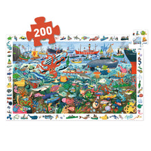 Afbeelding in Gallery-weergave laden, Djeco puzzel 200 stukjes - De geheimen van de zee - DJ07460
