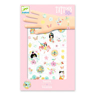 Djeco tattoos set 50 stuks Kersenbloesem - DJ09619