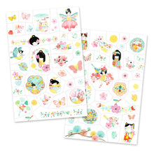 Afbeelding in Gallery-weergave laden, Djeco tattoos set 50 stuks Kersenbloesem - DJ09619
