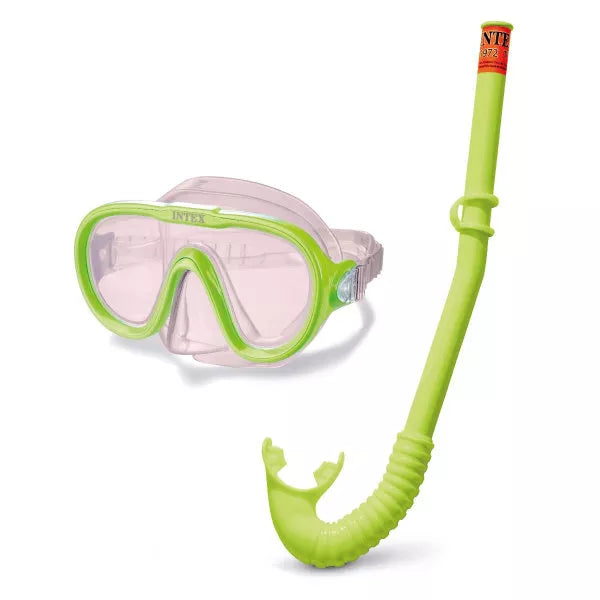 Duikbril + snorkel Intex - groen