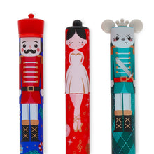 Afbeelding in Gallery-weergave laden, Legami set van 3 erasable gelpennen Kerstmis - Nutcracker, Ballerina, Muis
