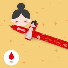 Afbeelding in Gallery-weergave laden, Legami set van 3 erasable gelpennen Kerstmis - Nutcracker, Ballerina, Muis
