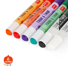 Afbeelding in Gallery-weergave laden, Legami Halloween - Set of Six Face-Paint Sticks - Trick &amp; Twist
