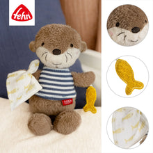Afbeelding in Gallery-weergave laden, Fehn bean bag pittenzakje knuffel Otter Theo
