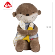 Afbeelding in Gallery-weergave laden, Fehn knuffel Otter Theo XL - 42 cm
