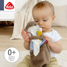Afbeelding in Gallery-weergave laden, Fehn zachte knuffeldoek doudou Otter Theo - 36 cm
