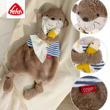 Afbeelding in Gallery-weergave laden, Fehn zachte knuffeldoek doudou Otter Theo - 36 cm

