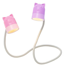 Afbeelding in Gallery-weergave laden, Flexibel kinder leeslampje dieren - Roze/Lila
