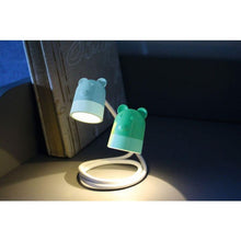 Afbeelding in Gallery-weergave laden, Flexibel kinder leeslampje dieren - Blauw/Groen
