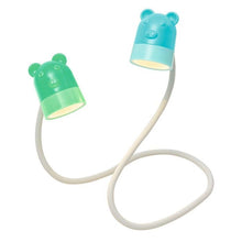 Afbeelding in Gallery-weergave laden, Flexibel kinder leeslampje dieren - Blauw/Groen
