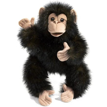 Afbeelding in Gallery-weergave laden, Folkmanis handpop Baby Chimpanzee aap
